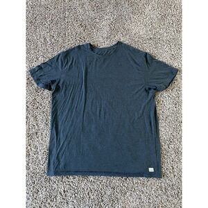Vuori Mens Short Sleeve Active Performance Plain T Shirt Size XL Grey